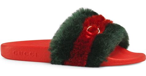 cheap gucci slides for sale|fluffy gucci slides.